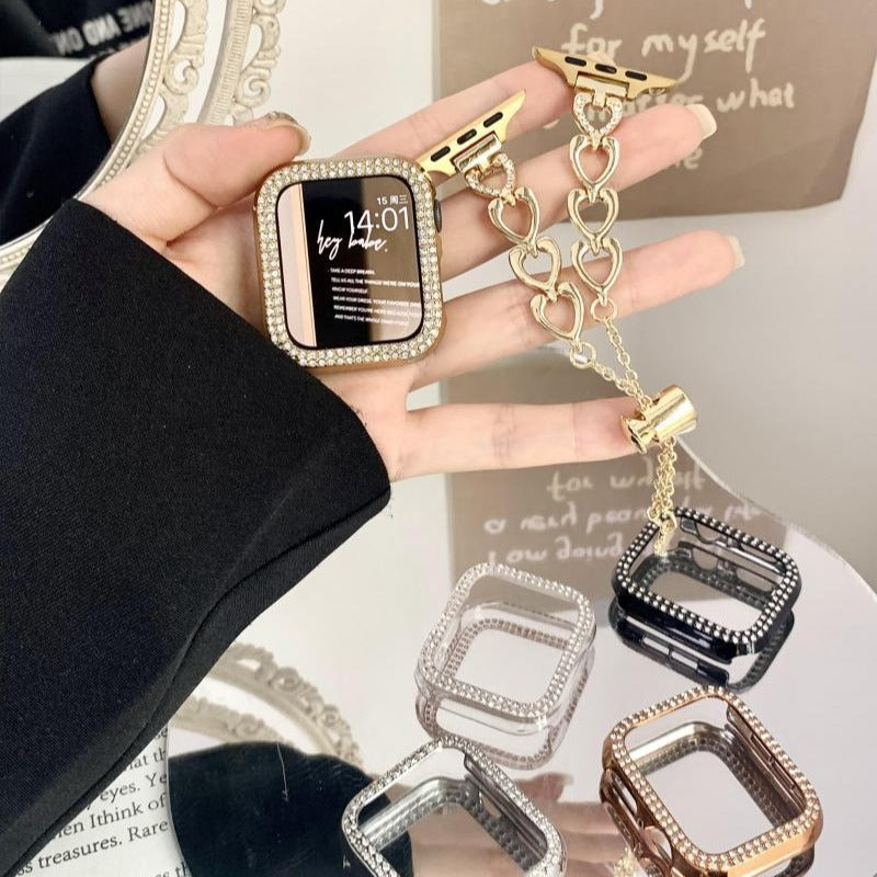 Apple Watch Case with Double Row Diamonds (iWatch SE)