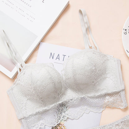 Lace Edge Wireless Sexy Palm Cup Bra for Comfort